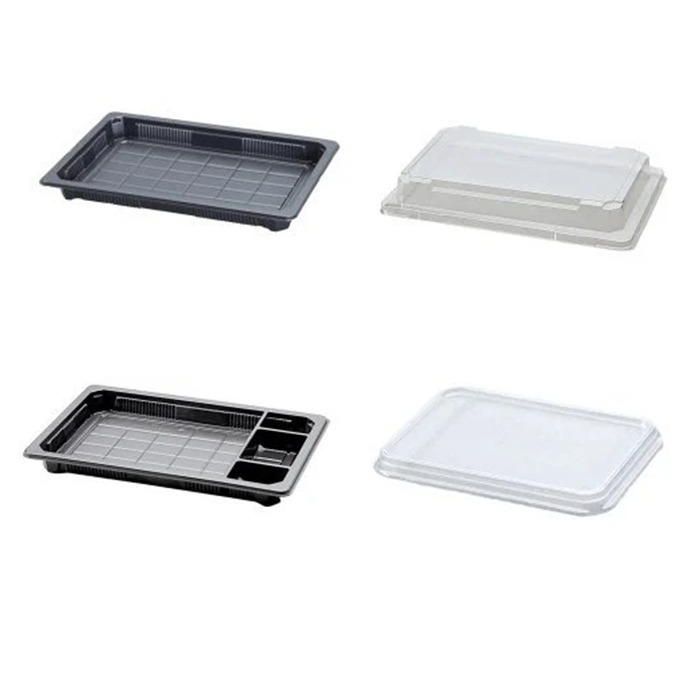 Disposable, Safe Plastic Sushi Boxes & Trays - Certified Supplier 